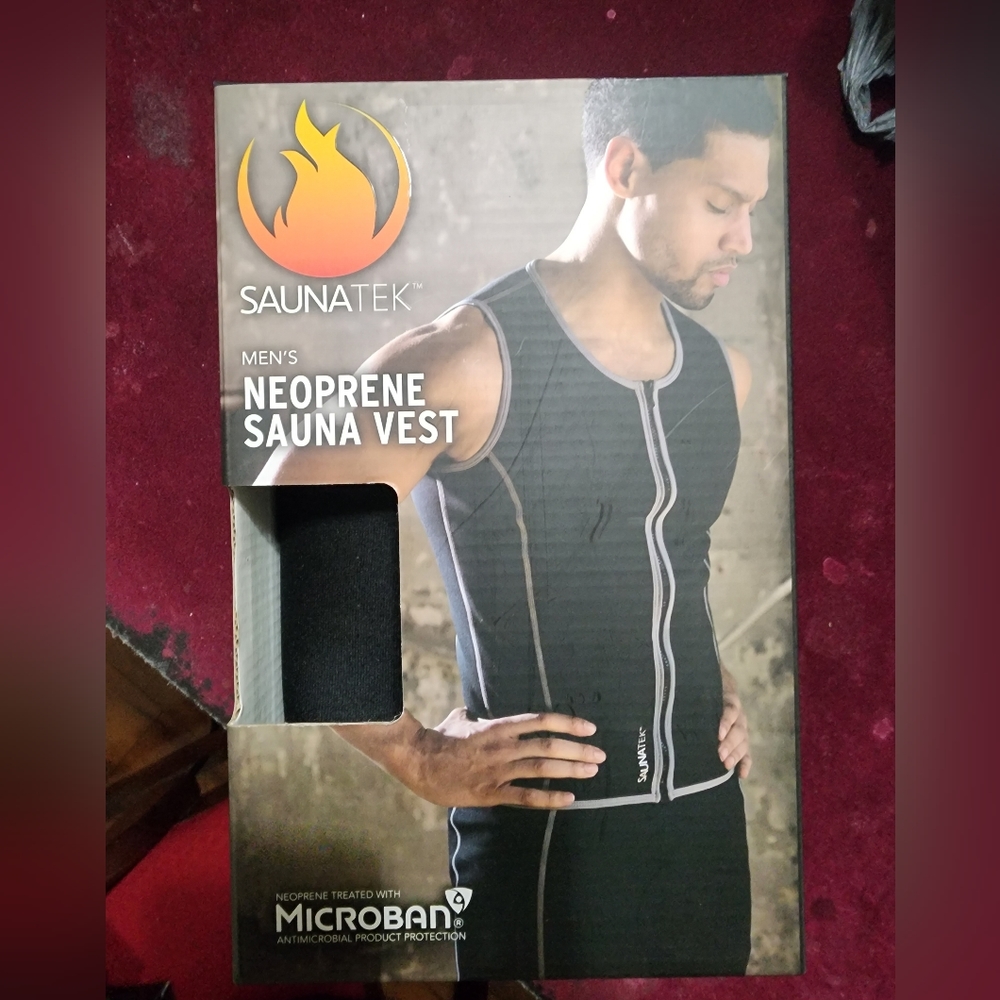 SaunaTek Men's Sauna Sweat Suit Vest